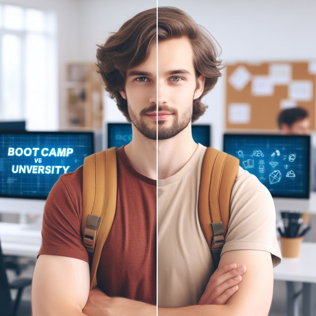 Bootcamp vs. University: The Coding Camp Advantage
